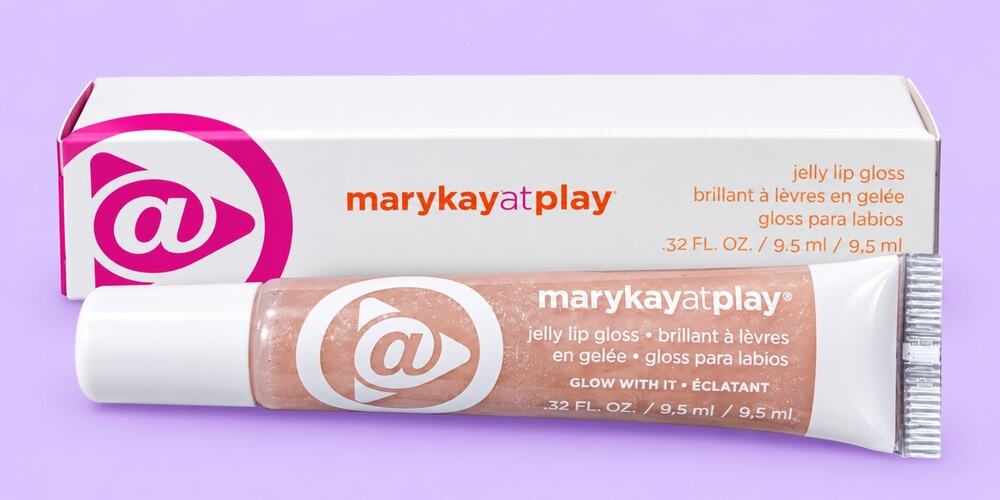 Mary Kay At Play Jelly Lip Gloss .32 fl oz ~ Glow With It~ 081929 New in Box 🥰